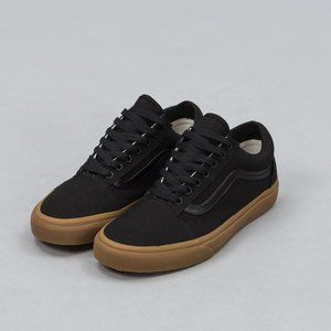 Vans Black Gum Old Skool 7.5M
